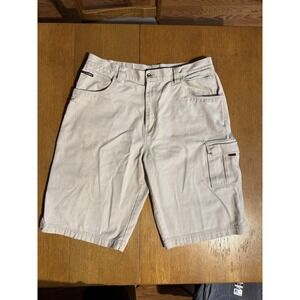 FUBU The Collection Shorts 40 Khaki Carpenter‎ Utility Y2K Streetwear Hip Hop